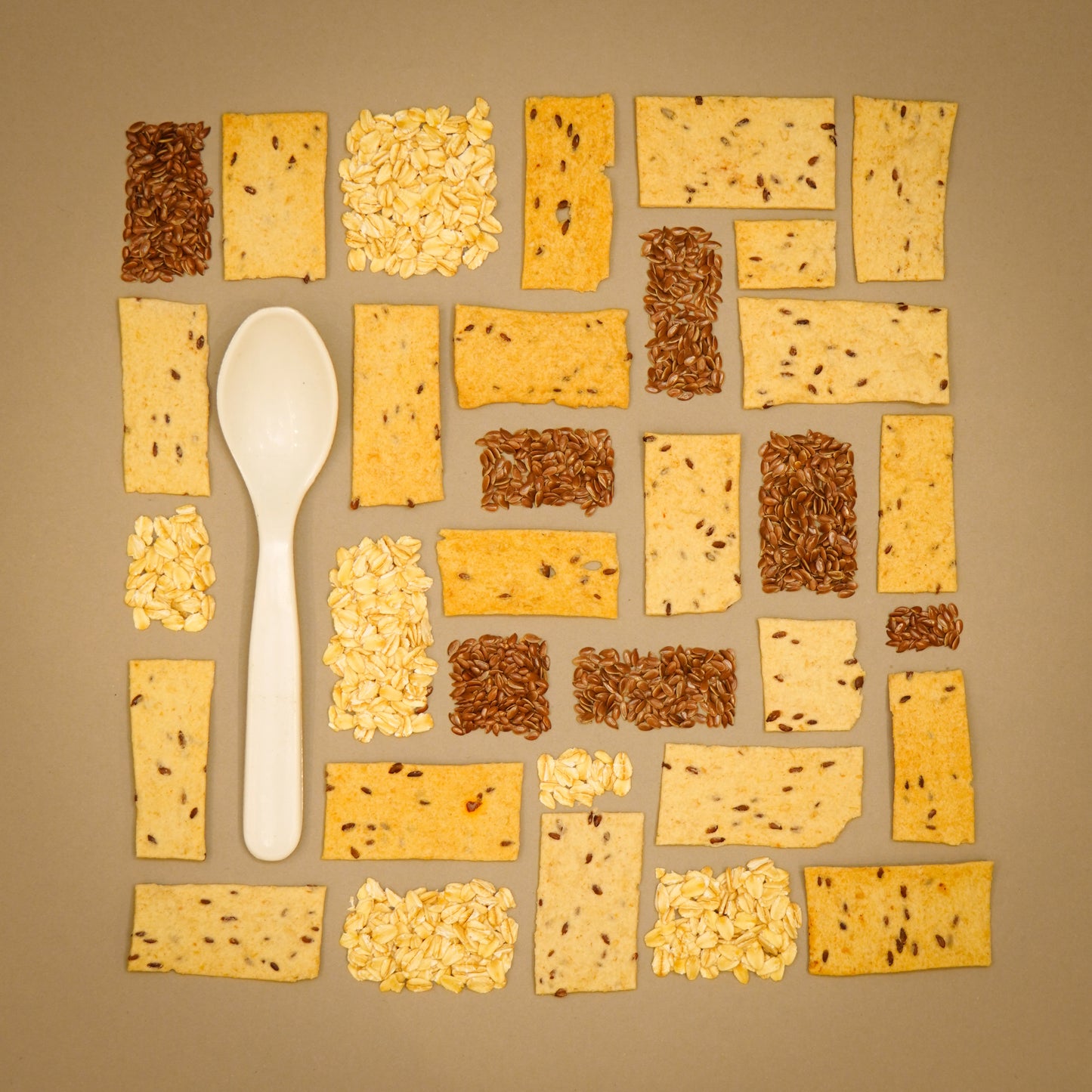 Flaxseeds & Oats Crackers