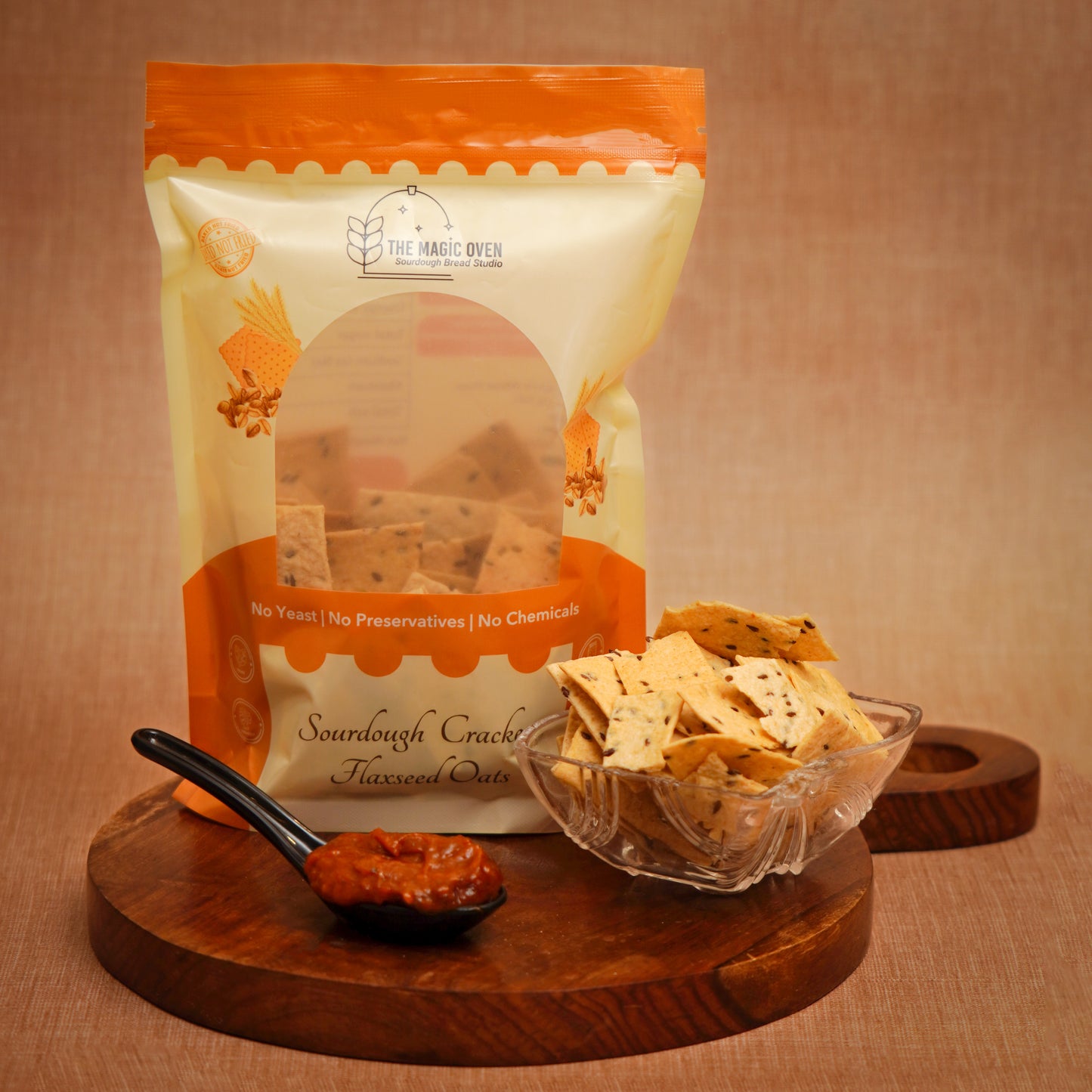 Flaxseeds & Oats Crackers