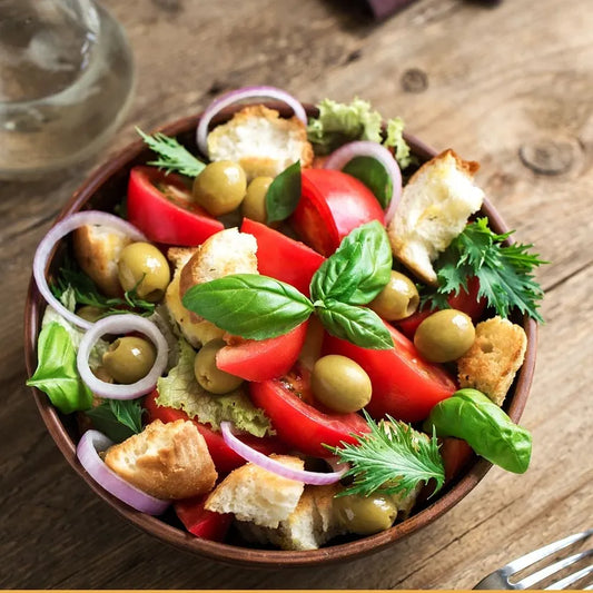 Elevate Your Salad Game: Dive into Our Sourdough Panzanella Delight!