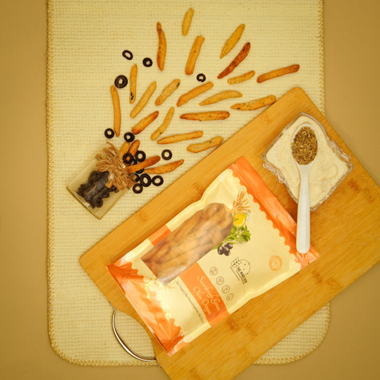 Sourdough Grissini Sticks - Olive Oregano