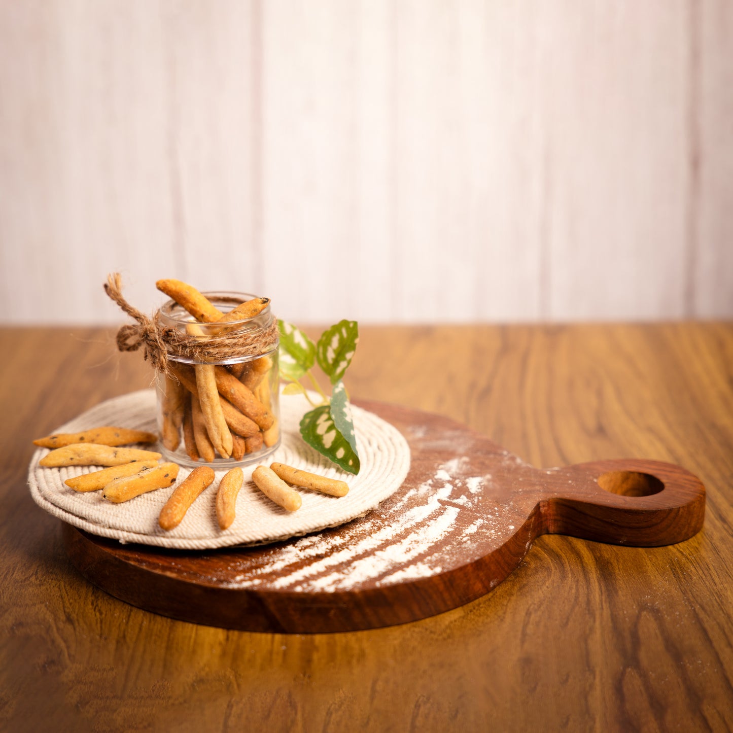 Sourdough Grissini Sticks - Olive Oregano